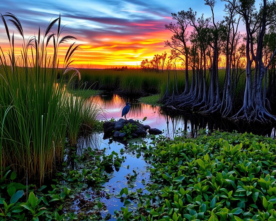 marshland ecosystem