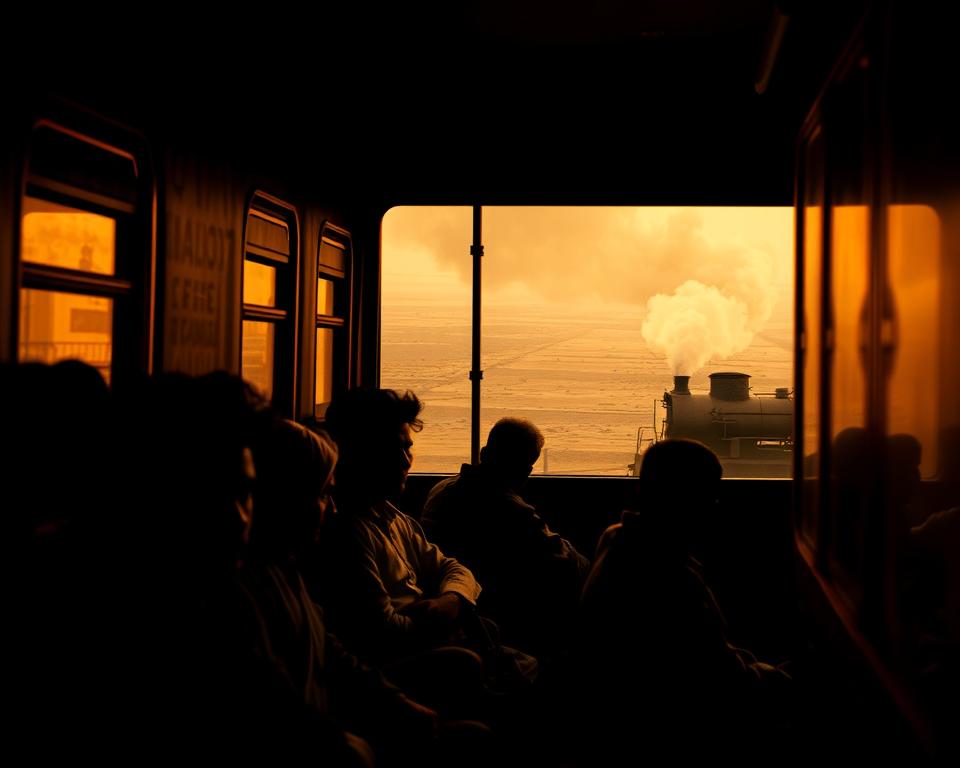 What is the main theme of the novel Train to Pakistan?