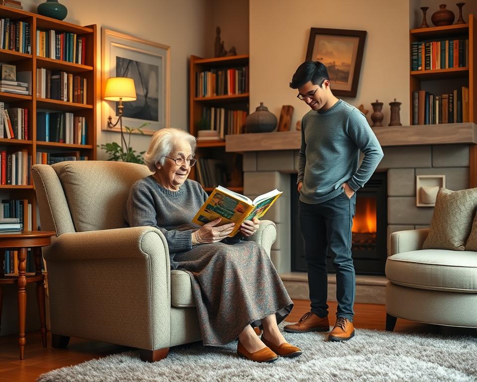 What is the moral of the story how I taught my grandmother?