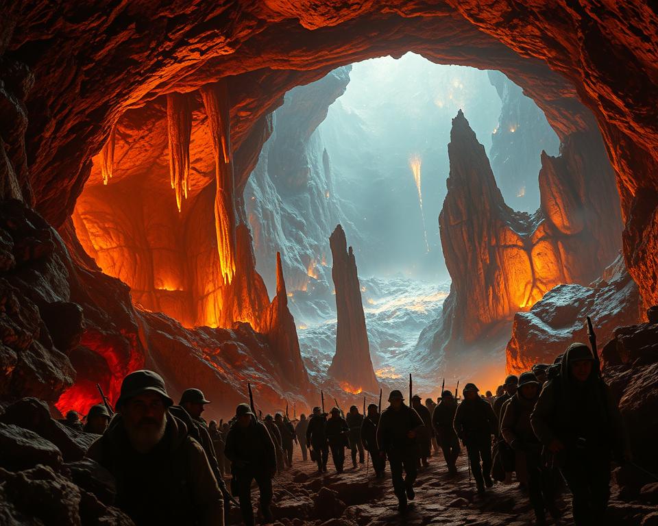 What is the summary of Journey to the Centre of the earth?