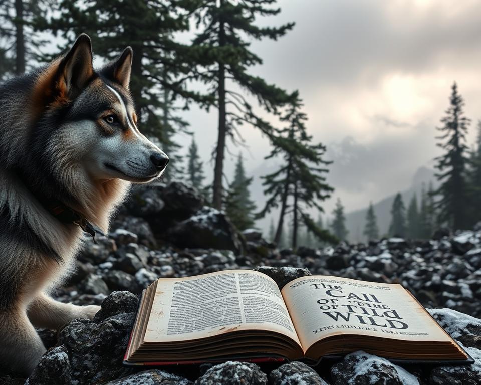dog adventure novel analysis in alaskan wilderness